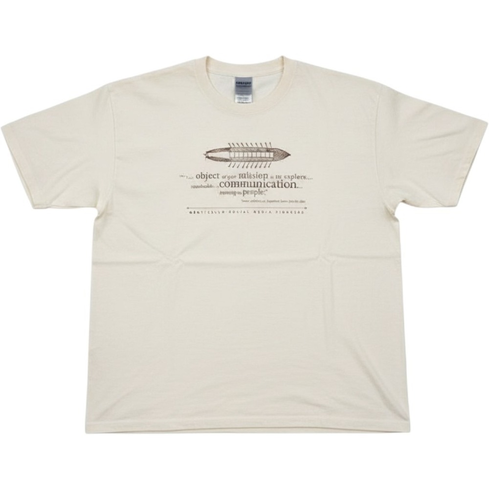 Monticello Thomas Jefferson Lewis and Clark Quote Graphic T-Shirt Cream Mens XL